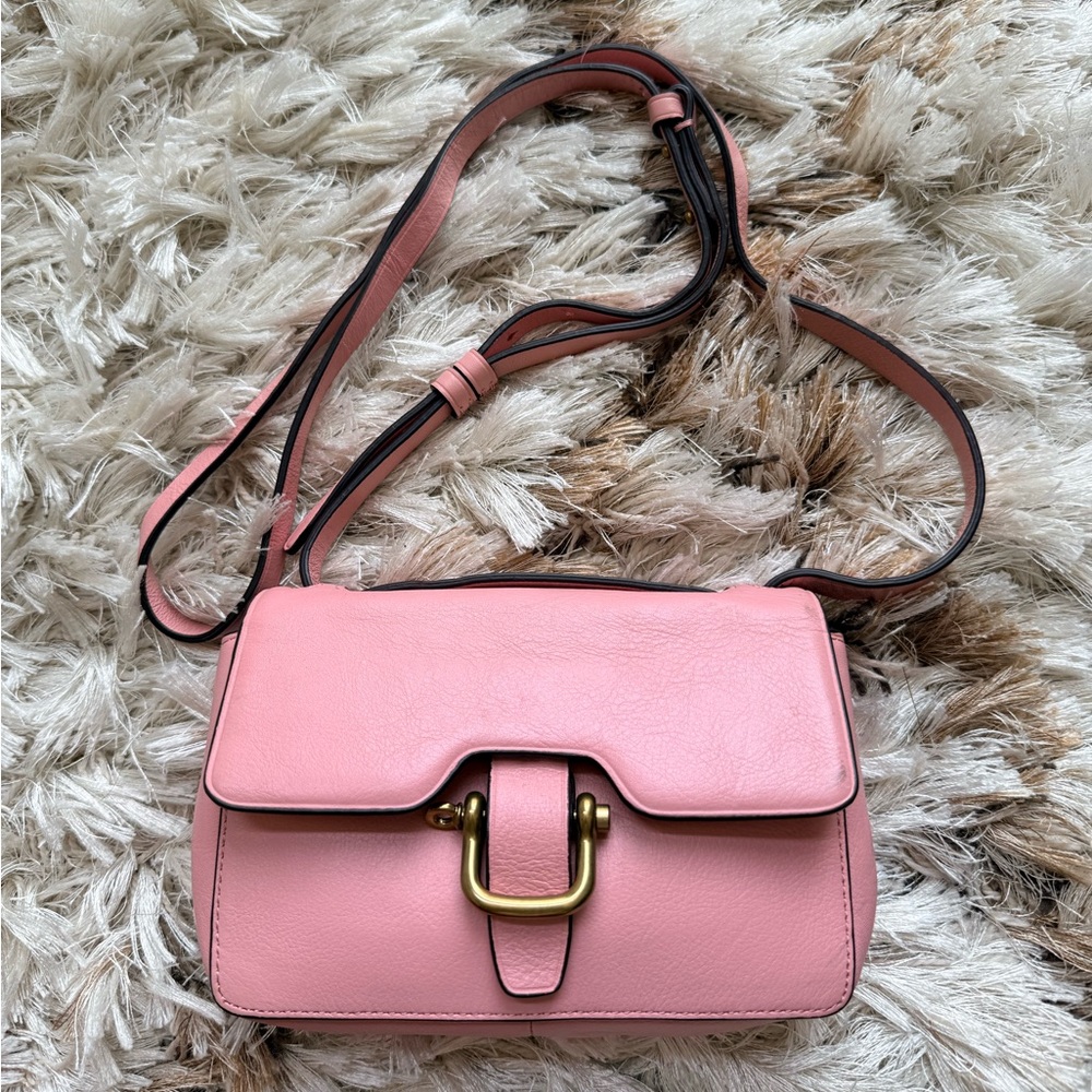 JCREWLeather Crossbody Bag -  Small 7 in L, 4 1/2 H, 21 inches strap